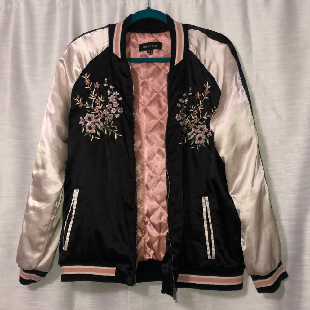 Floral Bomber Jacket